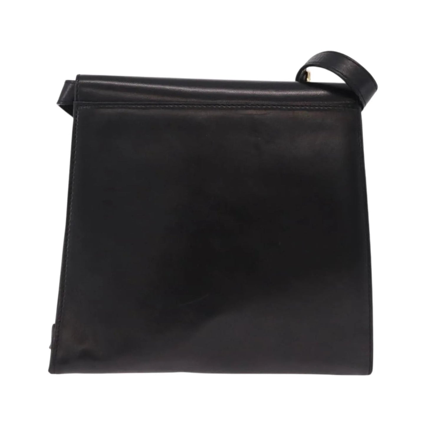 Salvatore Ferragamo Vintage Leather, Black, Leather, Shoulder Bag