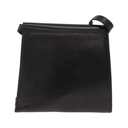 Salvatore Ferragamo Vintage Leather, Black, Leather, Shoulder Bag