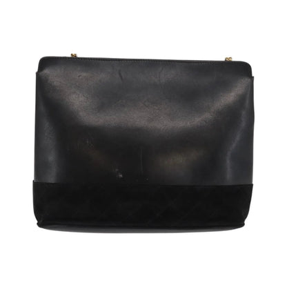 Salvatore Ferragamo Vintage Leather, Black, Leather, Shoulder Bag
