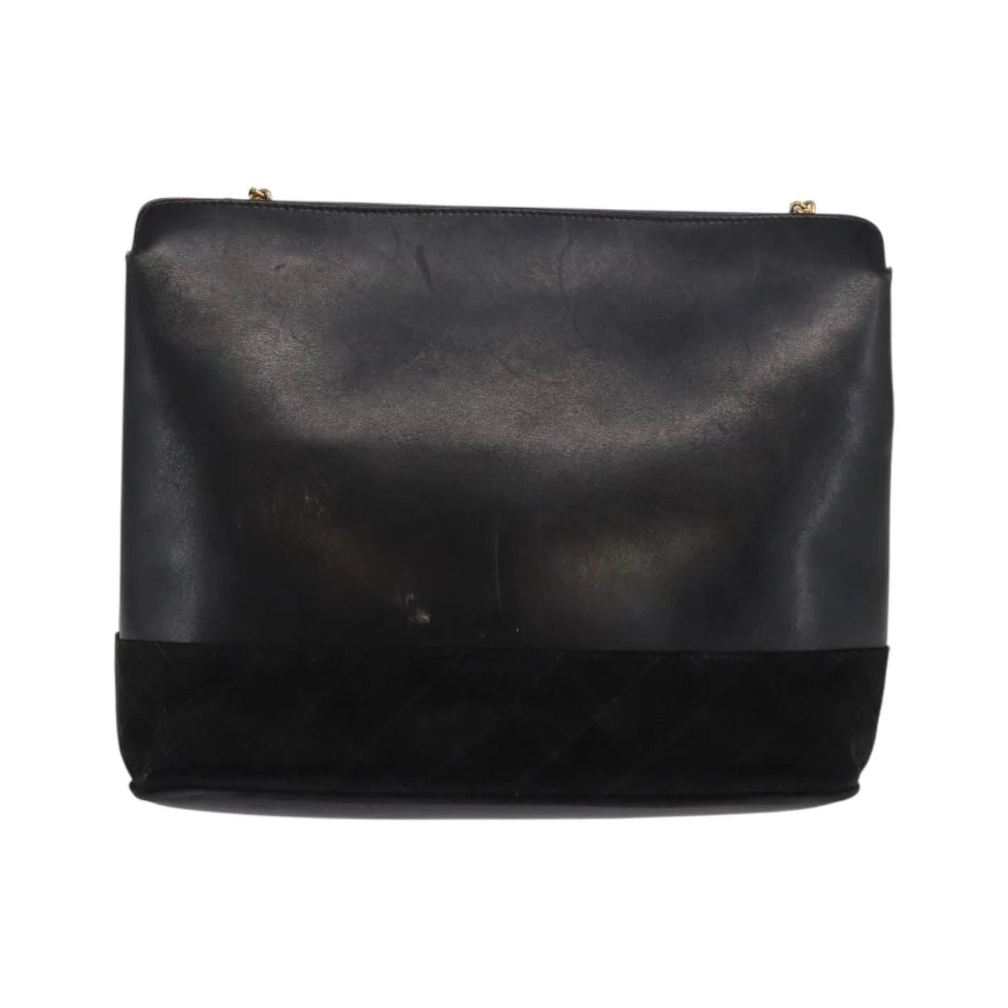 Salvatore Ferragamo Vintage Leather, Black, Leather, Shoulder Bag