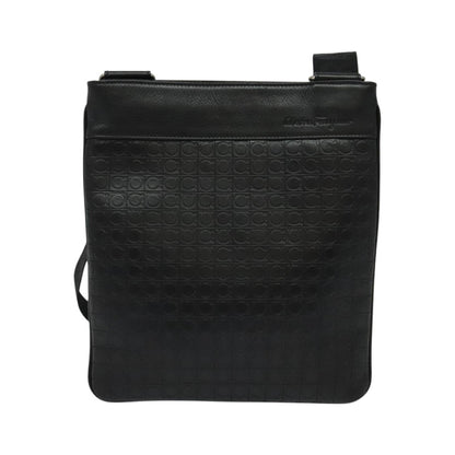 Salvatore Ferragamo Vintage Leather, Black, Leather, Shoulder Bag