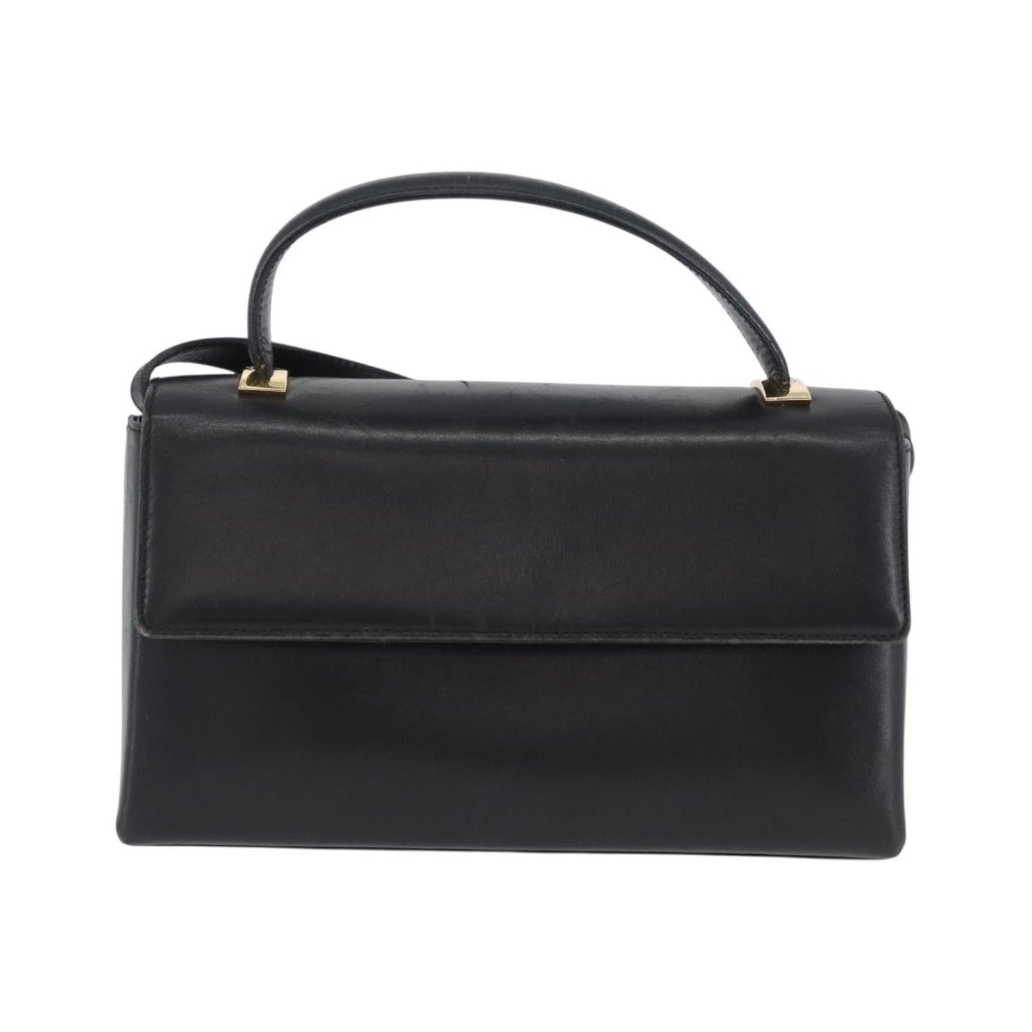 Salvatore Ferragamo Vintage Leather, Black, Leather, Handbag