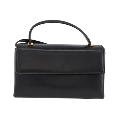 Salvatore Ferragamo Vintage Leather, Black, Leather, Handbag