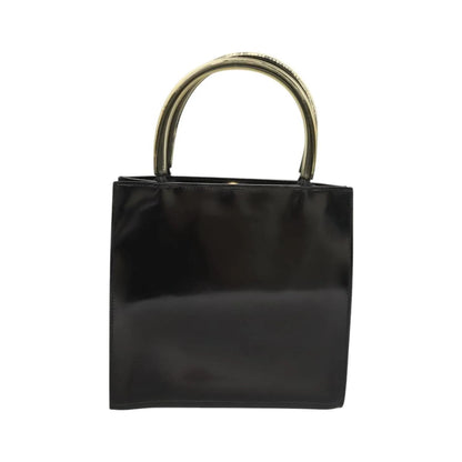 Salvatore Ferragamo Vintage Patent leather, Black, Patent Leather, Handbag