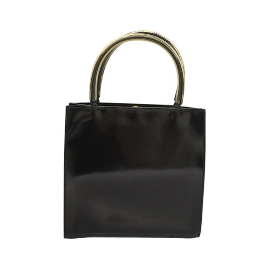 Salvatore Ferragamo Vintage Patent leather, Black, Patent Leather, Handbag