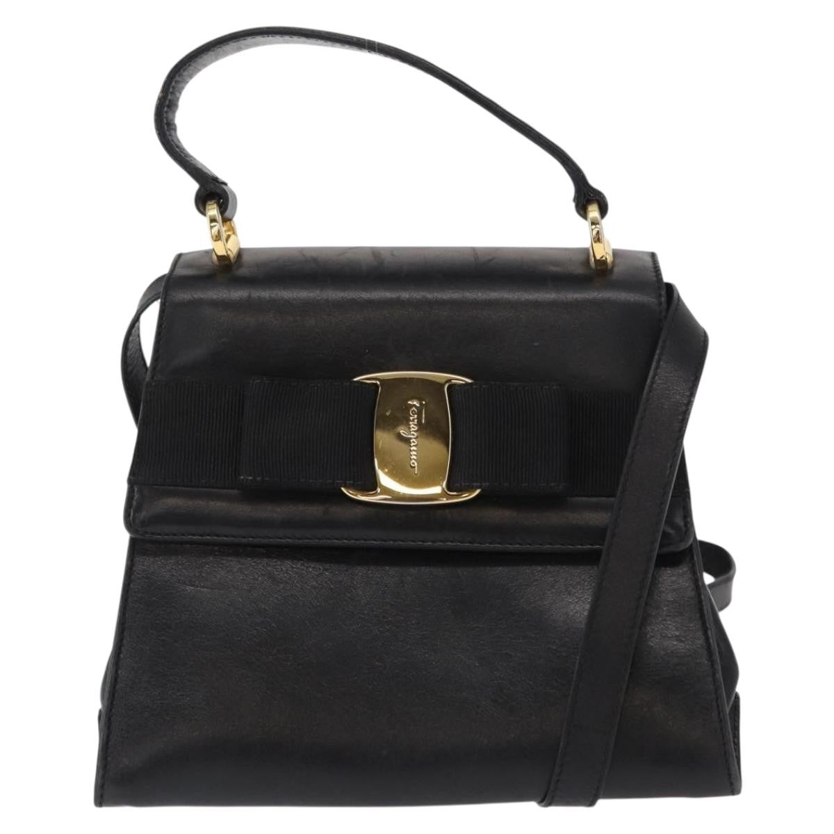 Salvatore Ferragamo Vintage Vara Bow Top Handle Bag - Brandsamsara