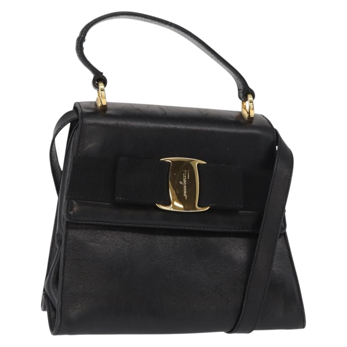 Salvatore Ferragamo Vintage Vara Bow Top Handle Bag - Brandsamsara