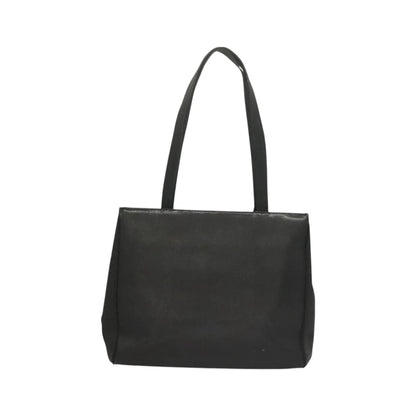 Salvatore Ferragamo Vintage Vara Bow Tote Lizard Embossed Leather, Black, Leather, Tote Bag