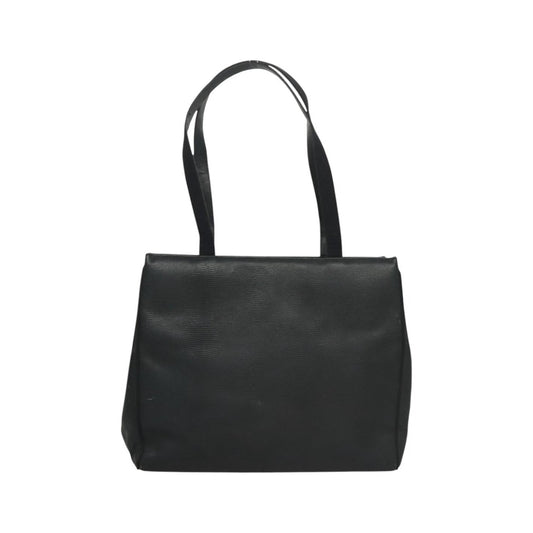 Salvatore Ferragamo Vintage Vara Bow Tote Lizard Embossed Leather, Navy, Leather, Tote Bag