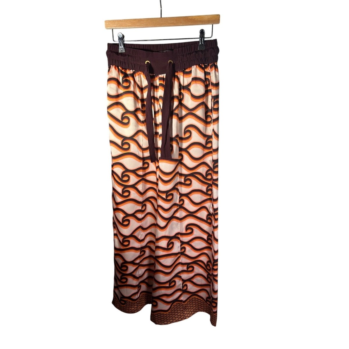 Scotch & Soda Abstract Print Wide Leg Pants - Brandsamsara