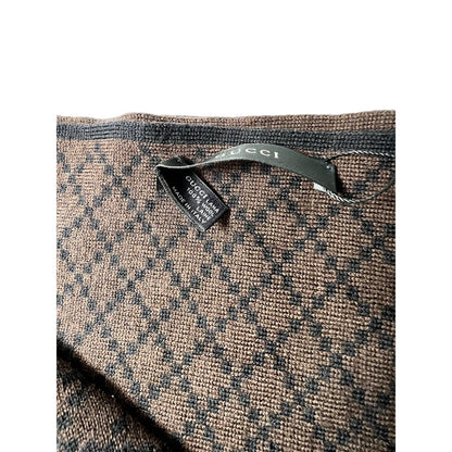 Gucci Wrap Scarf 175x25cm Beige Brown