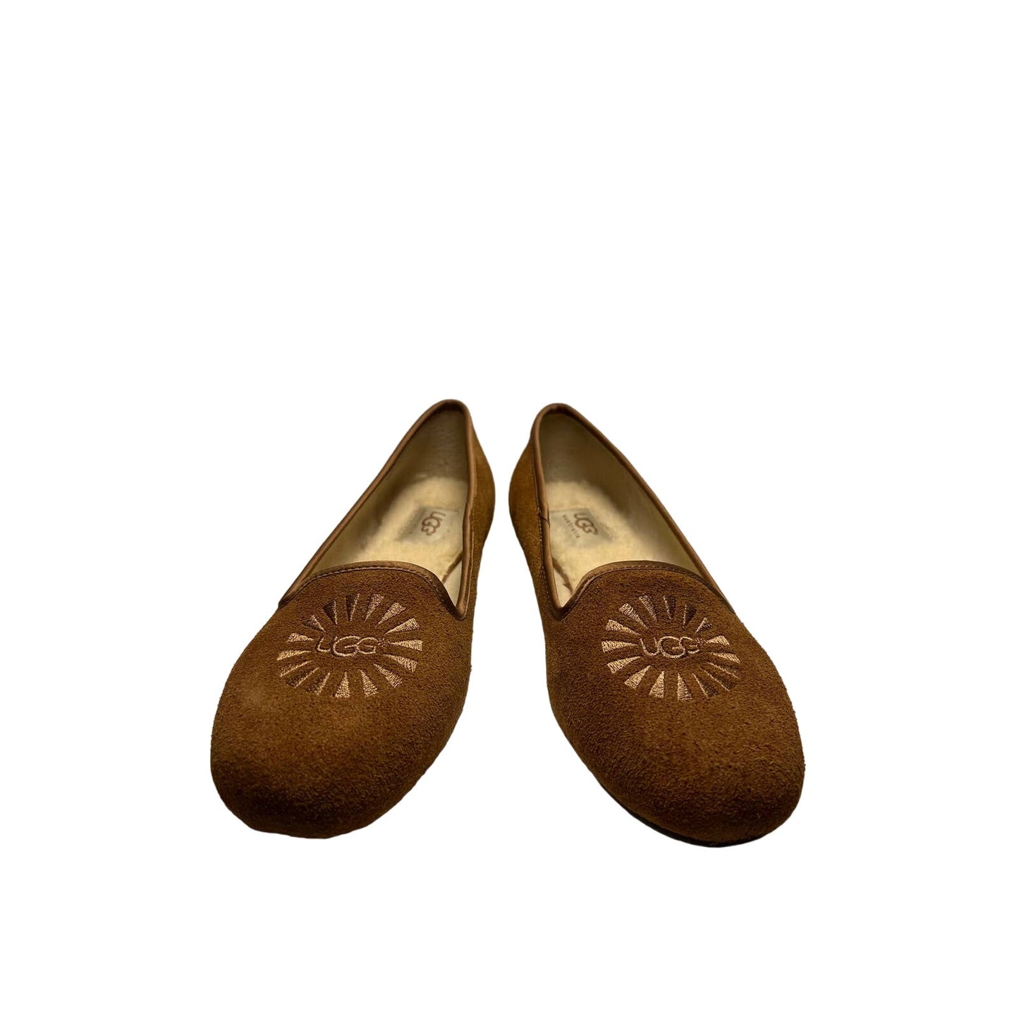 UGG Australia Alloway Slipper Flats 8 US Chestnut Brown