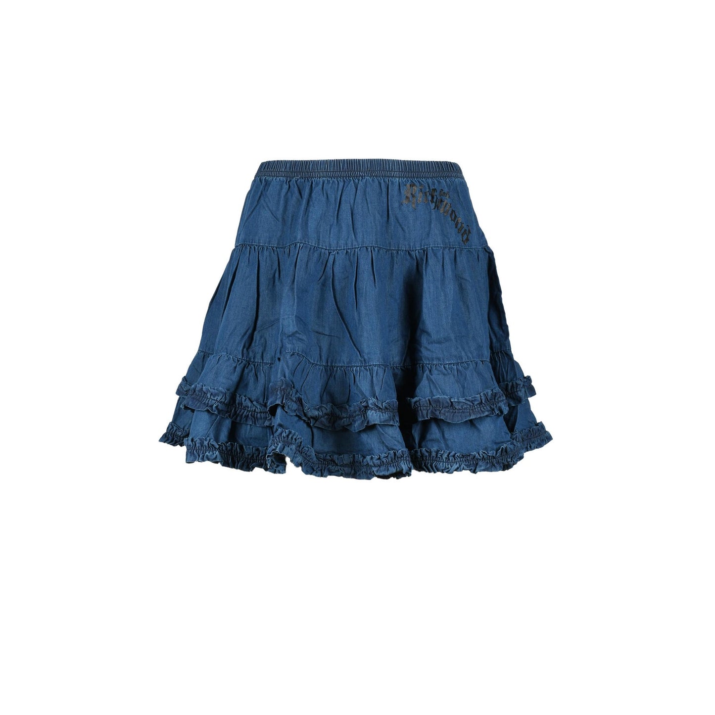 John Richmond Mini Skirt Small Blue