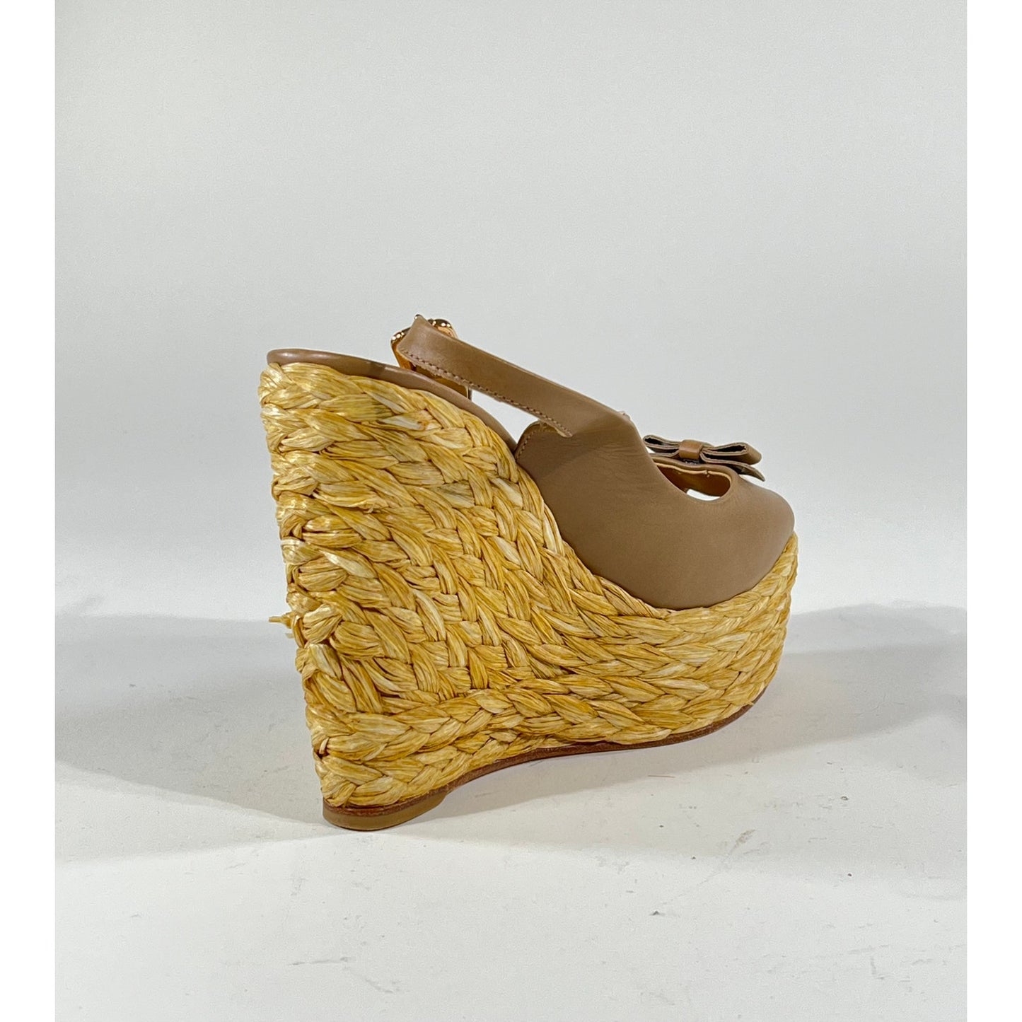 Dolce and Gabbana Espadrille Sandals 6.5 US Tan