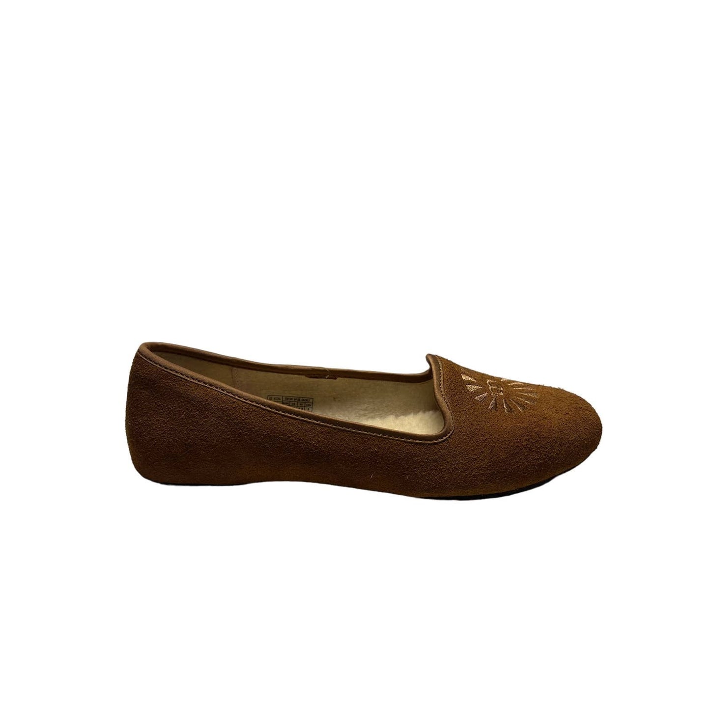 UGG Australia Alloway Slipper Flats 8 US Chestnut Brown