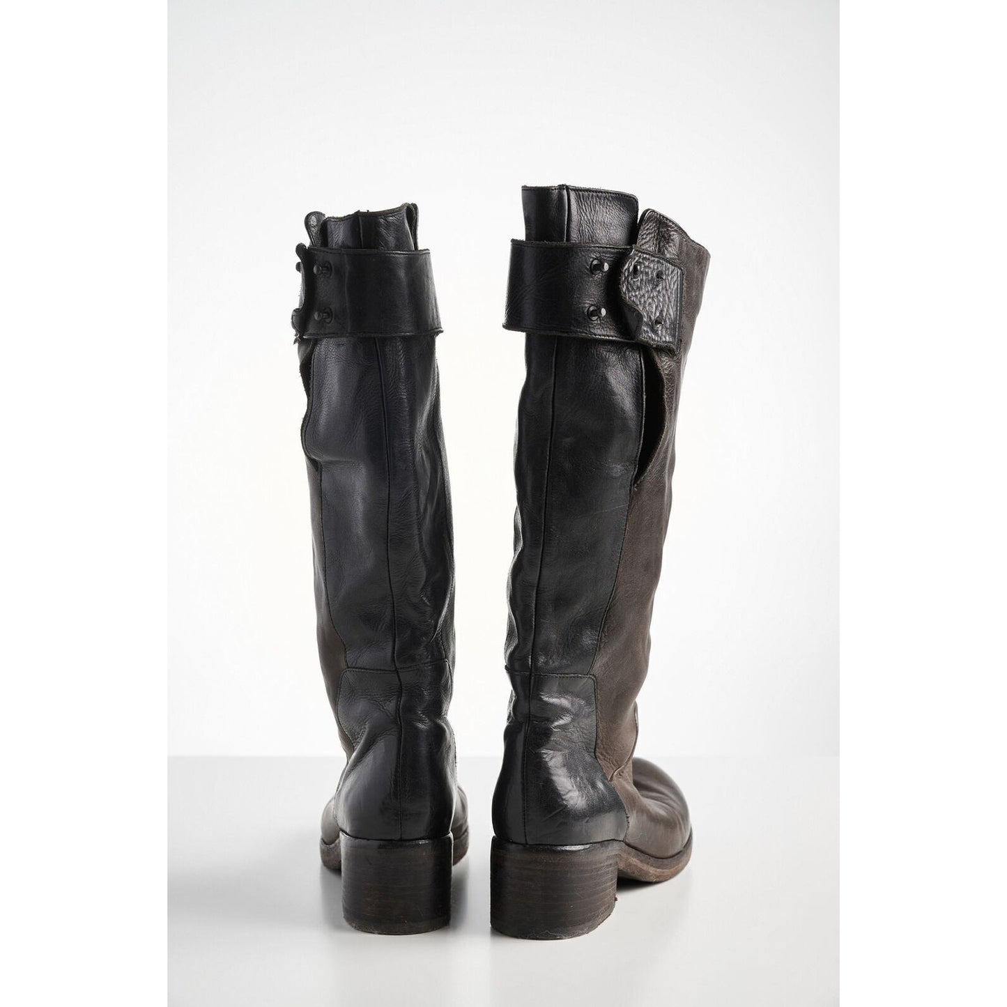 Vic Matie Moto Boots 5.5 US Black Brown