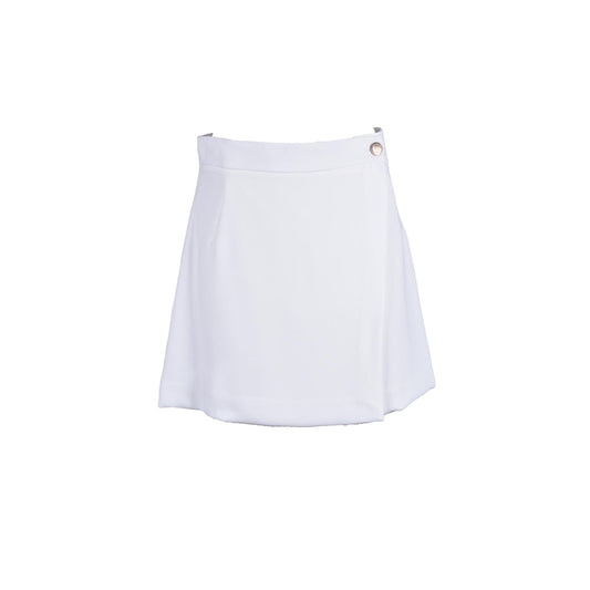 Feminista A-Line Mini Skirt Small White NWT