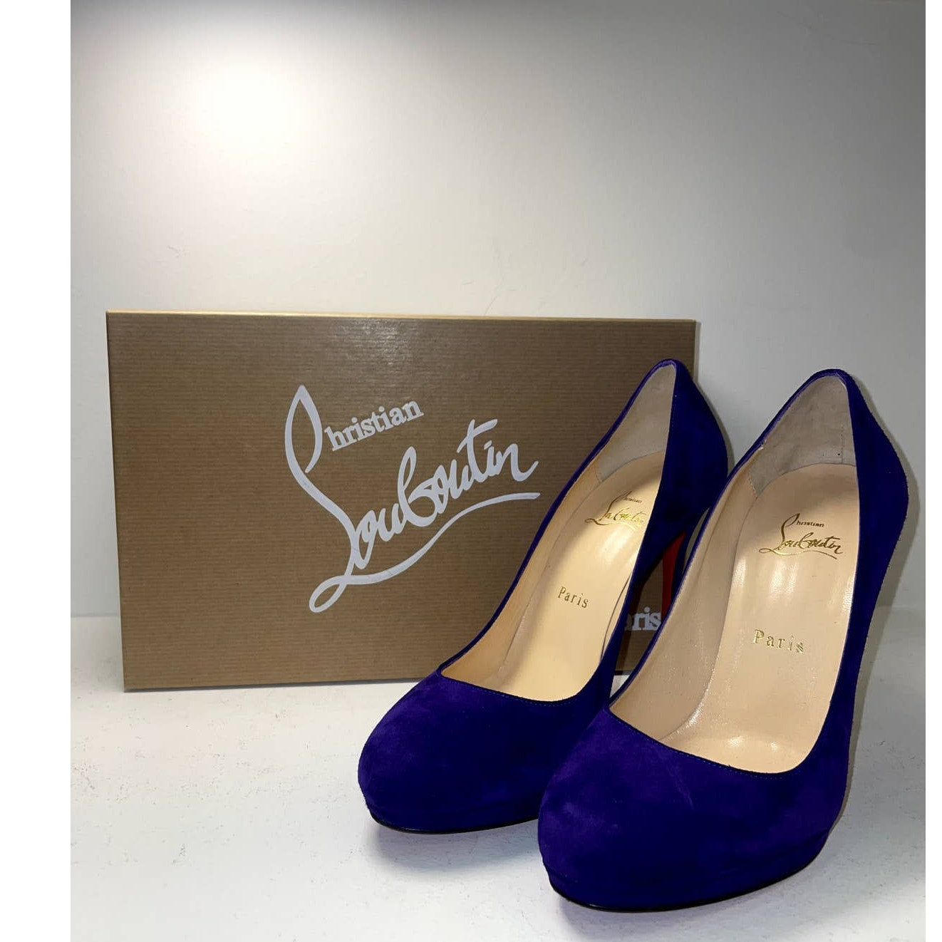 Christian Louboutin Blue Pumps