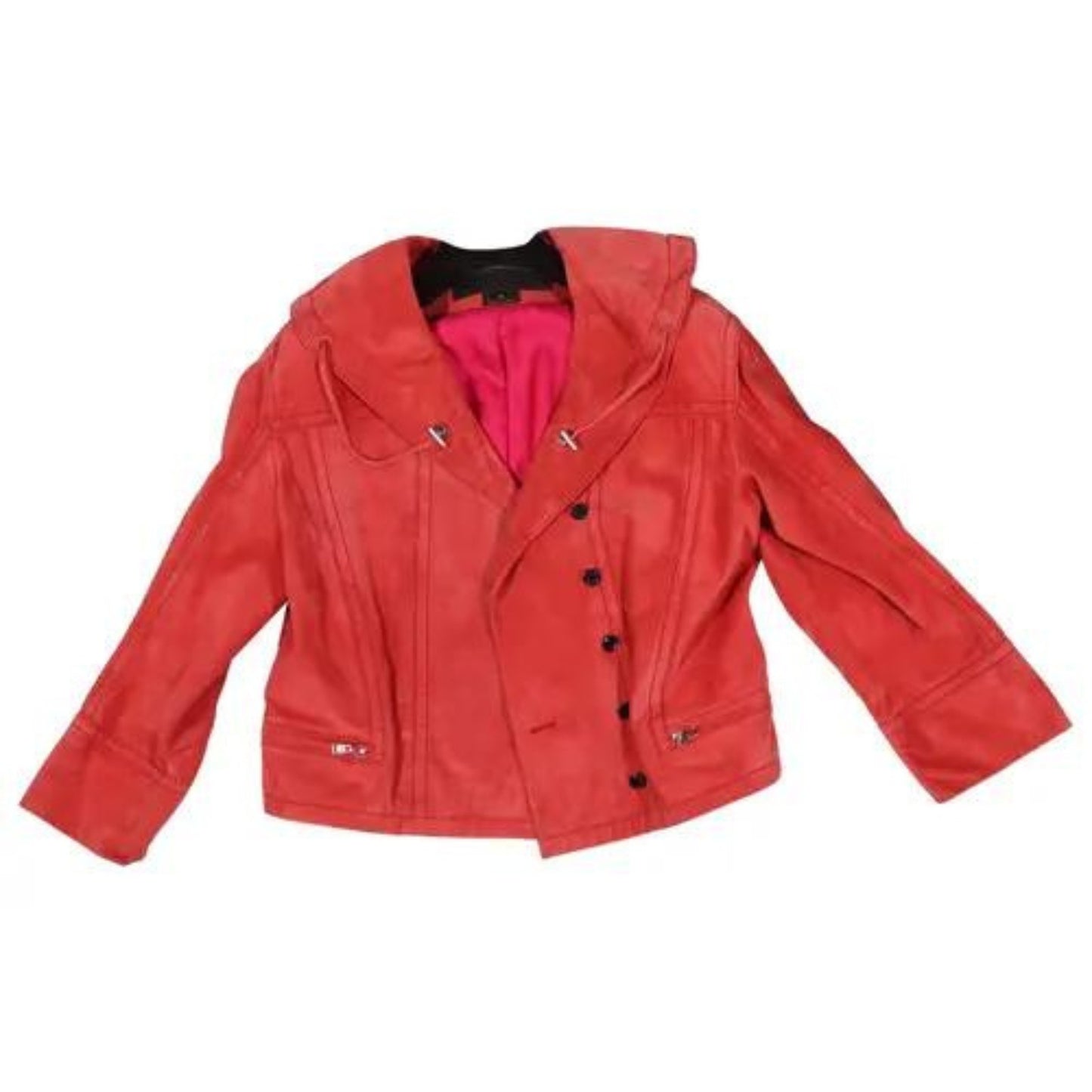 Louis Vuitton Motorcycle Jacket 36 IT Coral Pink