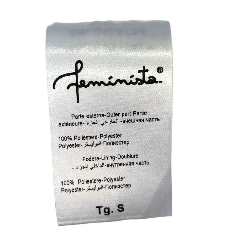 Feminista A-Line Mini Skirt Small White NWT