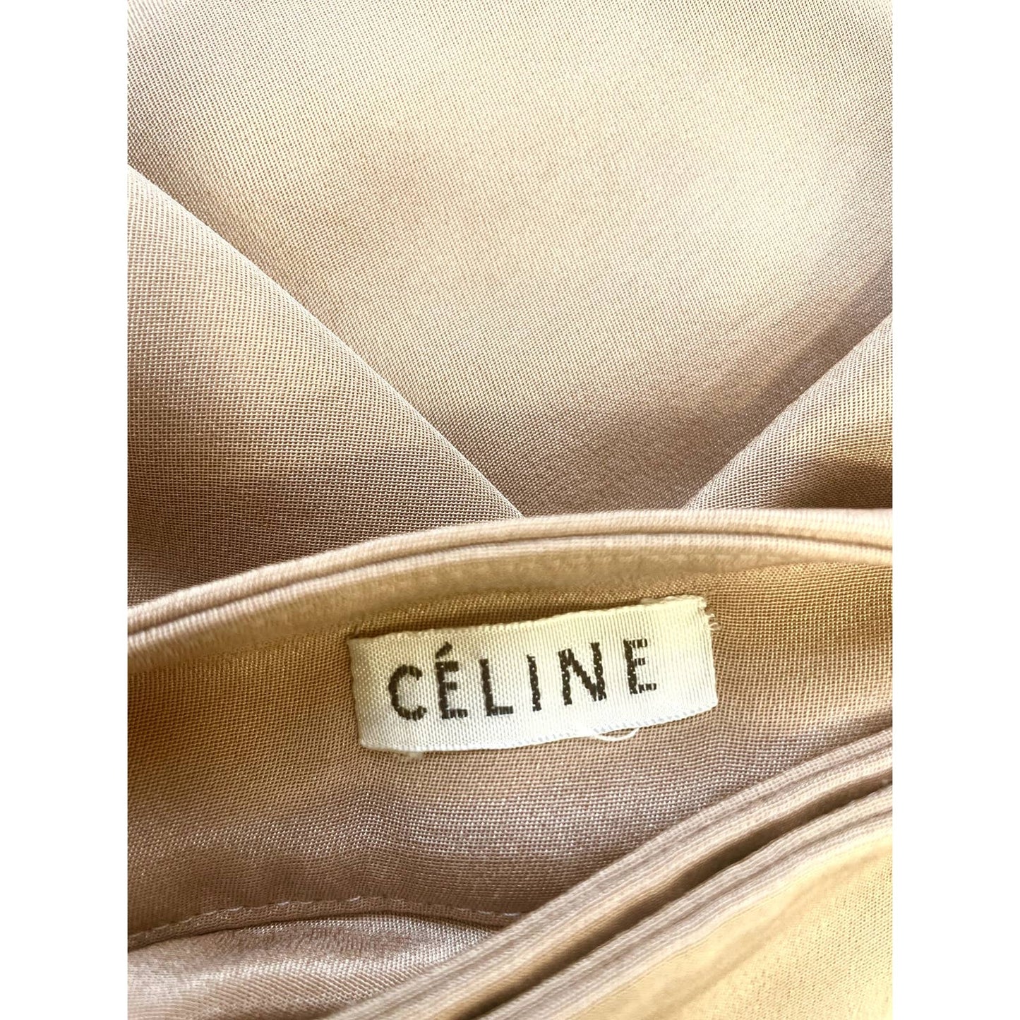 Celine Mini Envelope Skirt 6 US Beige