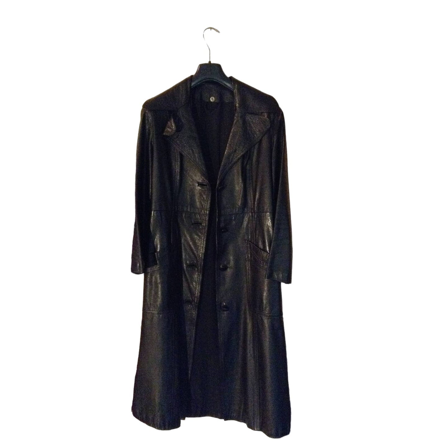 O & Z Midi Coat 10 US Black Leather