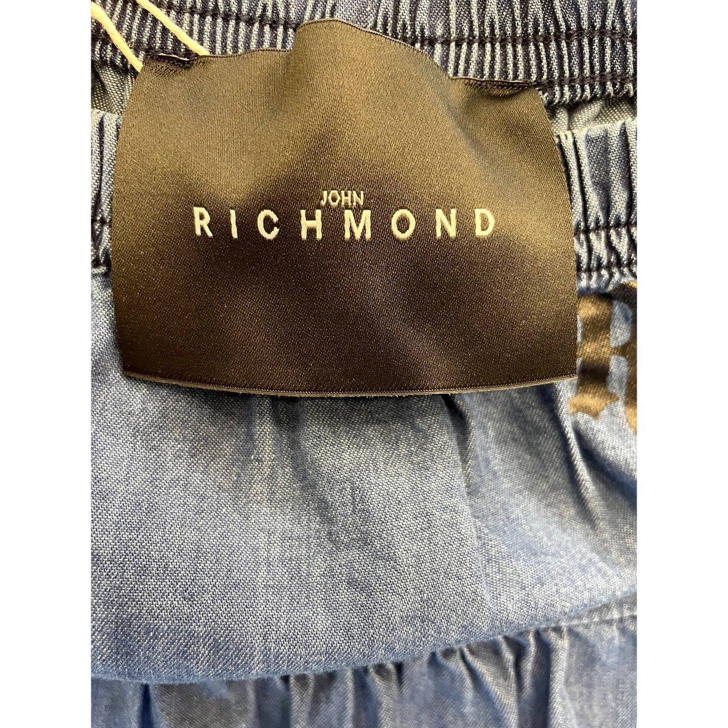 John Richmond Mini Skirt Small Blue