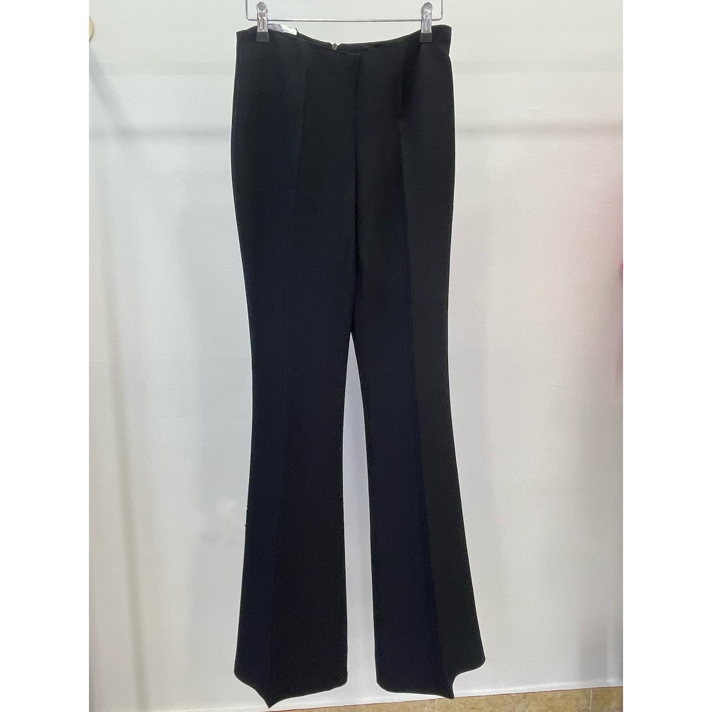 Angelo Mozzillo Trouser Pants Small Black Bootcut