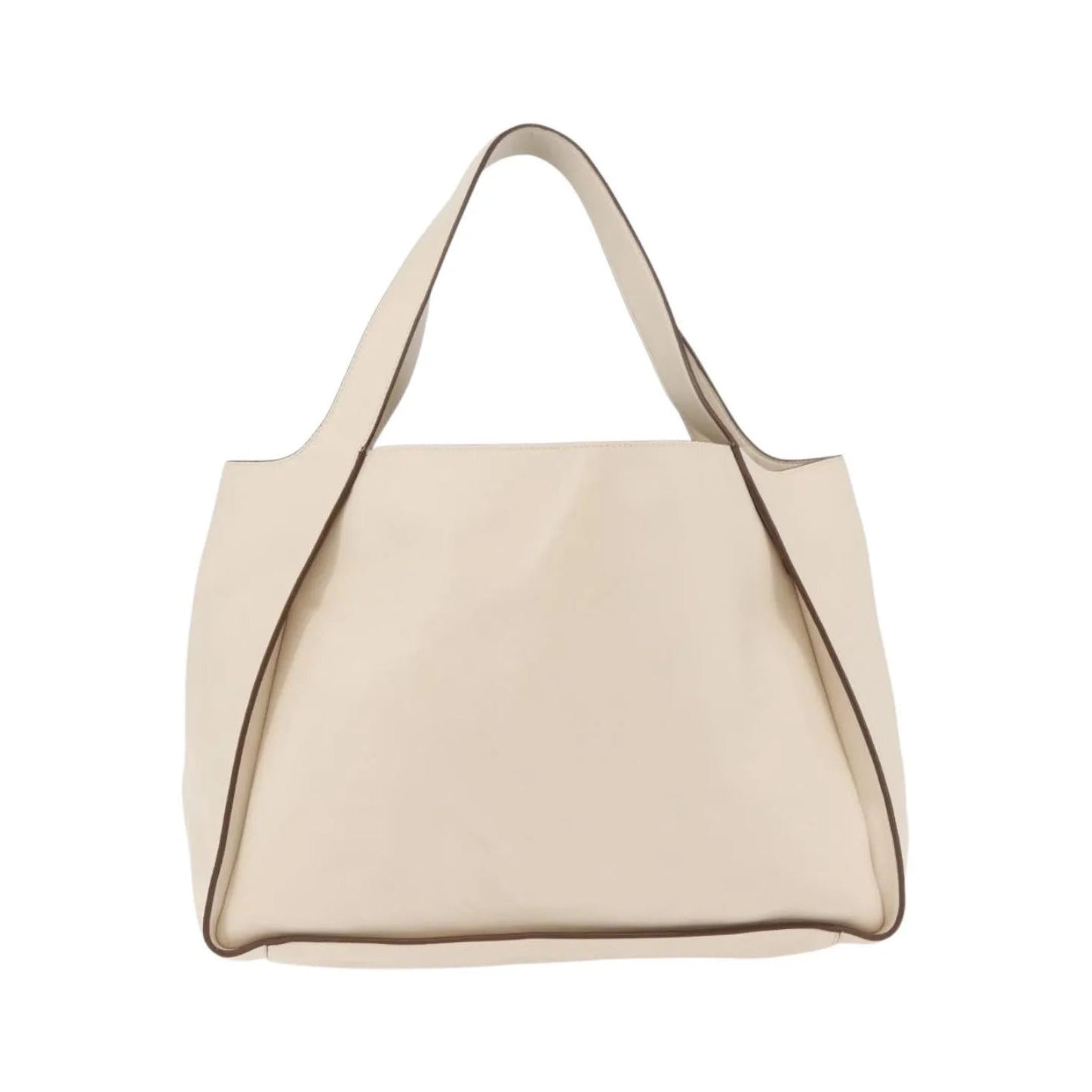 Stella McCartney Alter Tote Perforated Faux Leather, White, Synthetic, Tote Bag