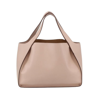 Stella McCartney Alter Tote Perforated Faux Leather, Beige, Synthetic, Tote Bag