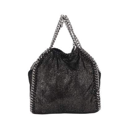 Stella McCartney Falabella Faux Leather, Black, Polyester, Tote Bag