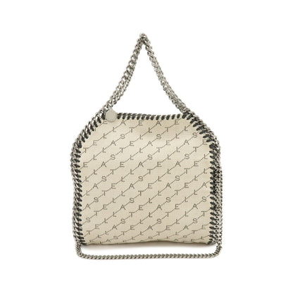 Stella McCartney Falabella Faux Leather, Beige, Canvas, Tote Bag