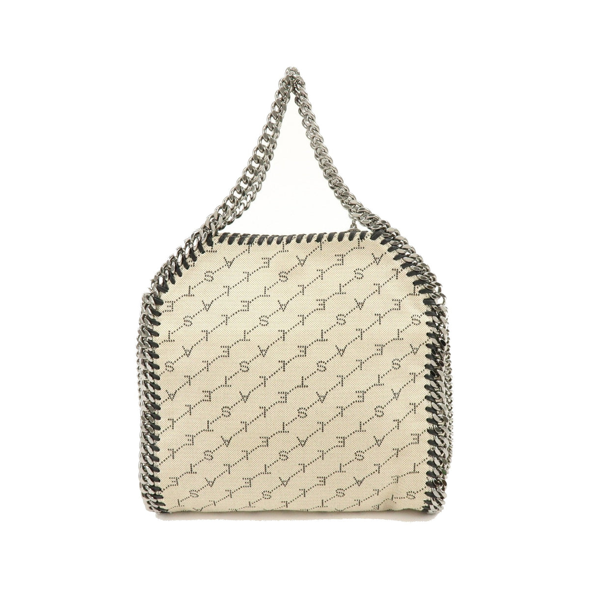 Stella McCartney Falabella Faux Leather, Beige, Canvas, Tote Bag