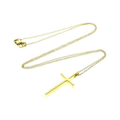 Tiffany & Co. Cross Pendant 18K Yellow Gold, Gold, Yellow Gold, Necklace