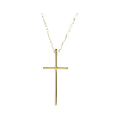 Tiffany & Co. Cross Pendant 18K Yellow Gold, Gold, Yellow Gold, Necklace