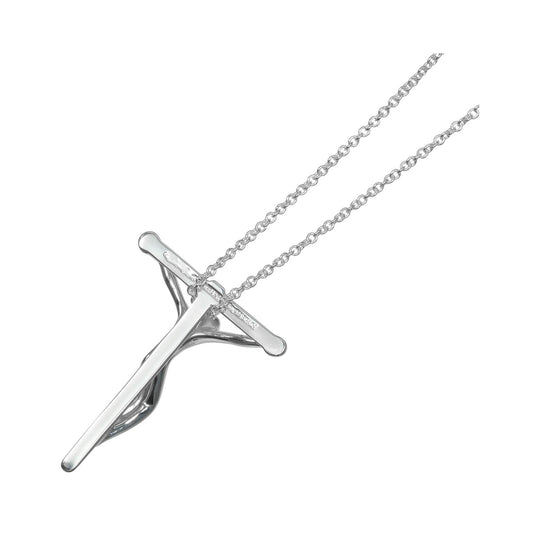 Tiffany & Co. Cross Pendant Silver, Silver, Silver, Necklace