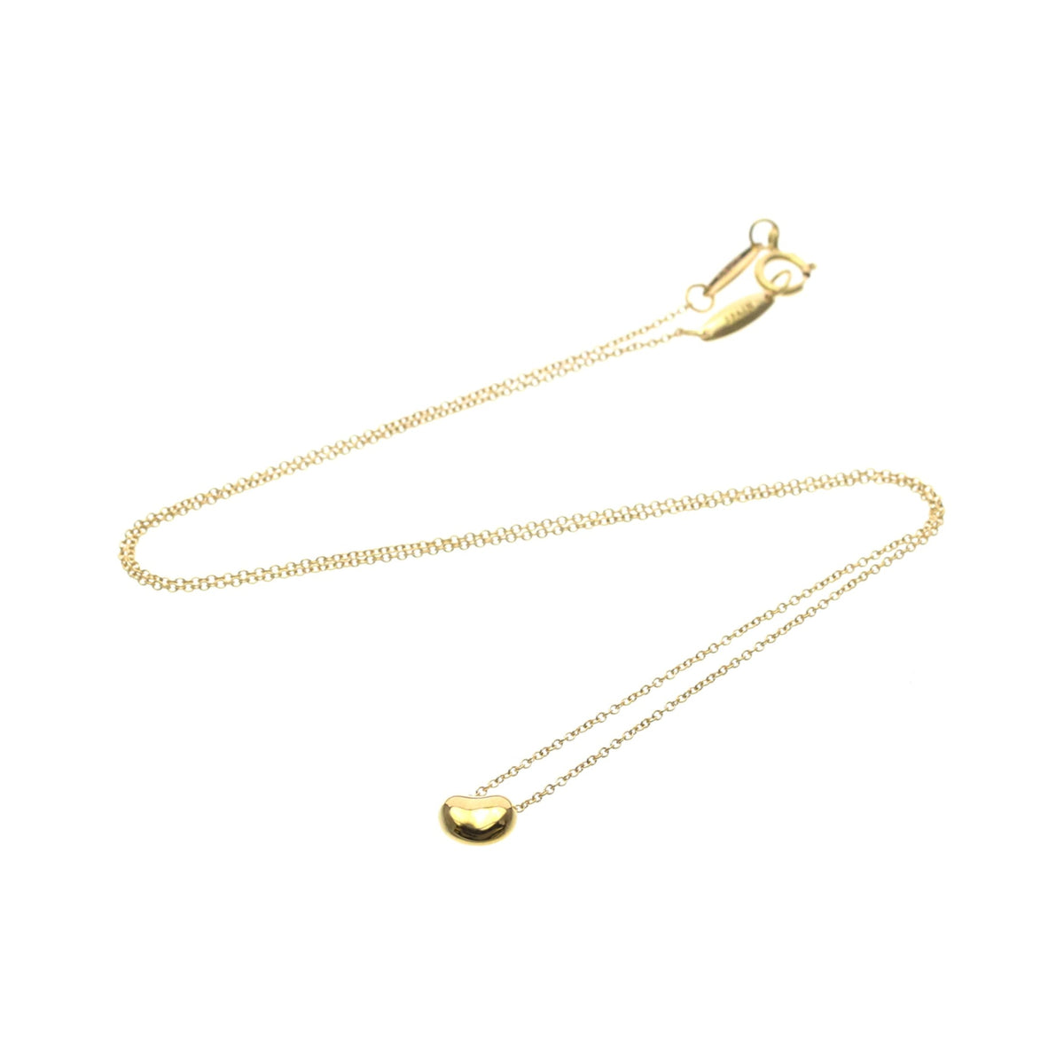 Tiffany & Co. Elsa Peretti Bean Pendant 18K Rose Gold, Gold, Pink Gold, Necklace