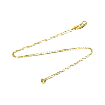 Tiffany & Co. Elsa Peretti Diamonds By The Yard 18K Pink Gold with Diamond, Gold, Pink Gold, Necklace