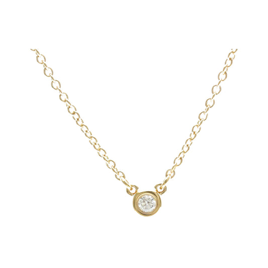 Tiffany & Co. Elsa Peretti Diamonds By The Yard 18K Pink Gold with Diamond, Gold, Pink Gold, Necklace