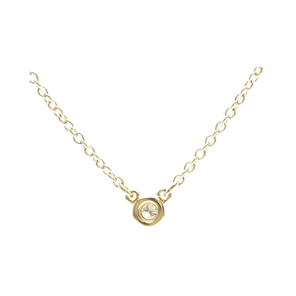 Tiffany & Co. Elsa Peretti Diamonds By The Yard 18K Rose Gold with Diamond, Gold, Pink Gold, Necklace