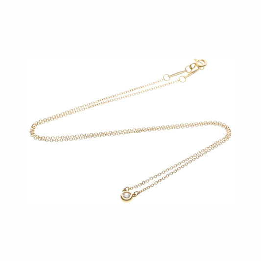 Tiffany & Co. Elsa Peretti Diamonds By The Yard Pendant 18K Rose Gold and Diamond, Gold, Pink Gold, Necklace