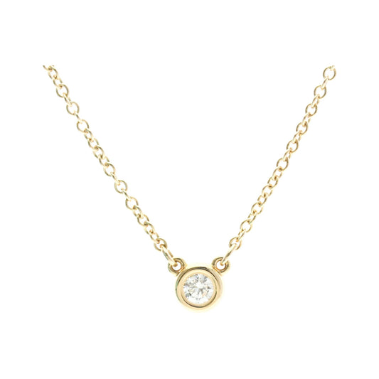 Tiffany & Co. Elsa Peretti Diamonds By The Yard Pendant 18K Rose Gold and Diamond, Gold, Pink Gold, Necklace