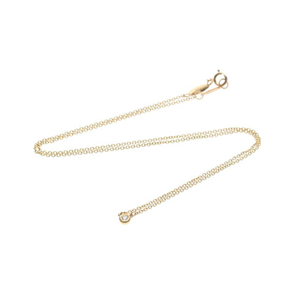 Tiffany & Co. Elsa Peretti Diamonds By The Yard Pendant 18K Rose Gold with Diamond, Gold, Pink Gold, Necklace
