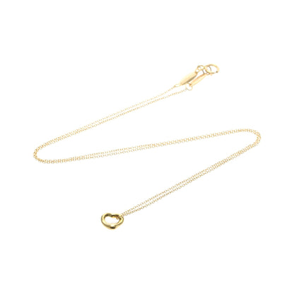 Tiffany & Co. Elsa Peretti Open Heart Pendant 18K Rose Gold, Pink, Pink Gold, Necklace