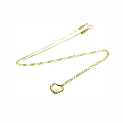 Tiffany & Co. Elsa Peretti Open Heart Pendant 18K Yellow Gold, Gold, Yellow Gold, Necklace