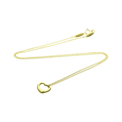 Tiffany & Co. Elsa Peretti Open Heart Pendant 18K Yellow Gold, Gold, Yellow Gold, Necklace