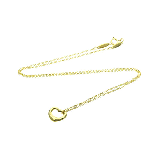 Tiffany & Co. Elsa Peretti Open Heart Pendant 18K Yellow Gold, Gold, Yellow Gold, Necklace