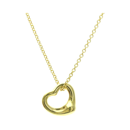 Tiffany & Co. Elsa Peretti Open Heart Pendant 18K Yellow Gold, Gold, Yellow Gold, Necklace