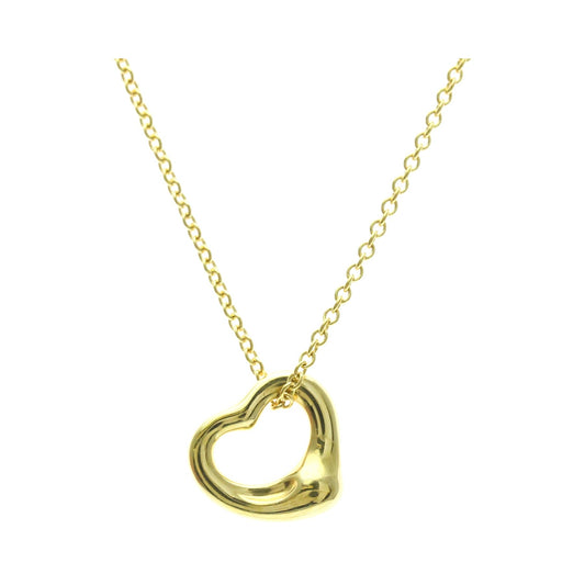Tiffany & Co. Elsa Peretti Open Heart Pendant 18K Yellow Gold, Gold, Yellow Gold, Necklace
