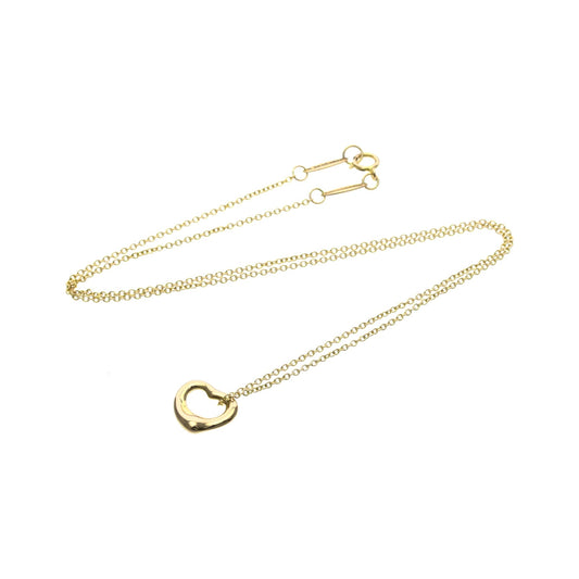 Tiffany & Co. Elsa Peretti Open Heart Pendant 18K Yellow Gold, Gold, Pink Gold, Necklace